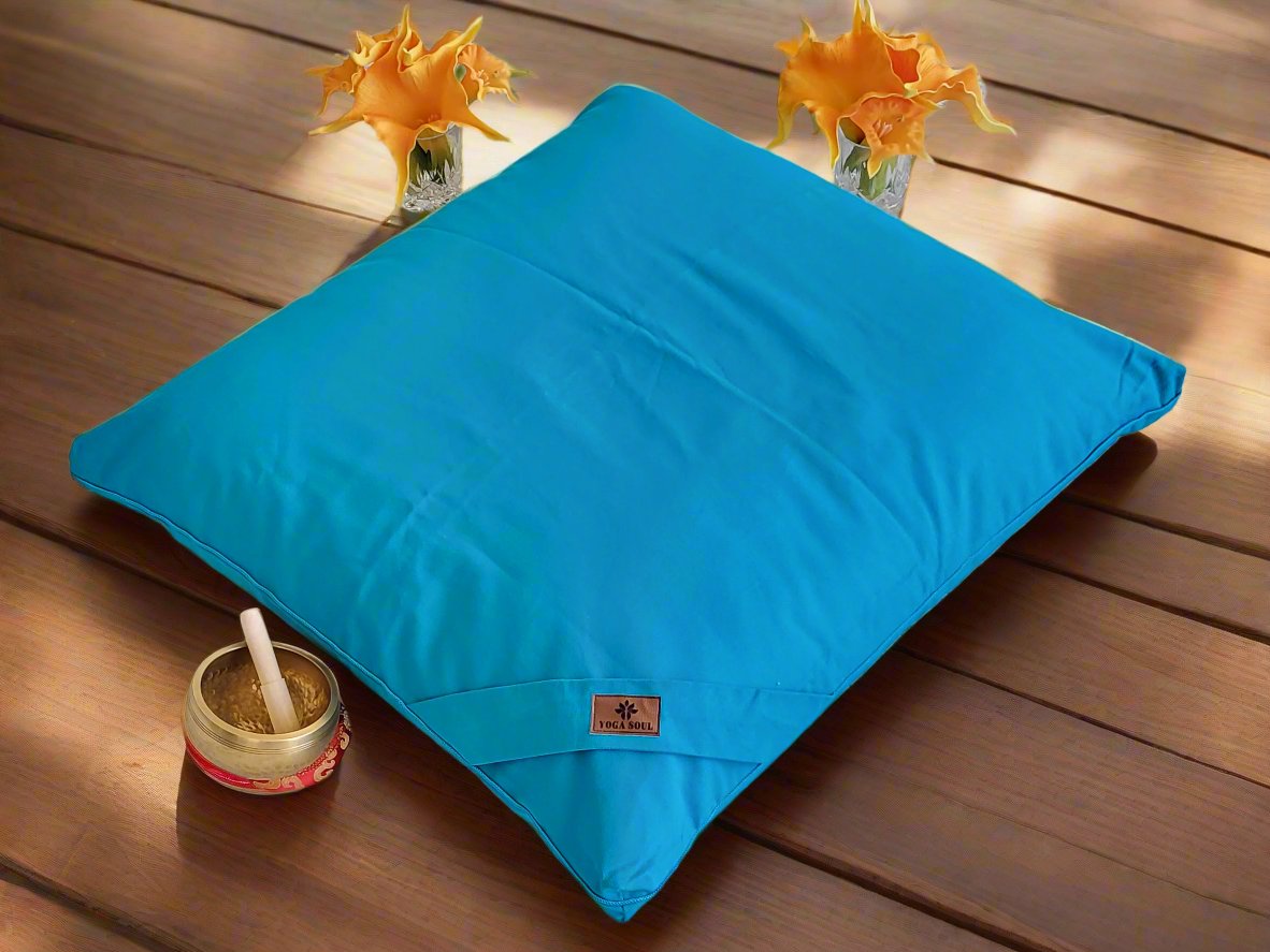 ZABUTON Meditation Cushion | Pure | River - Yoga Soul