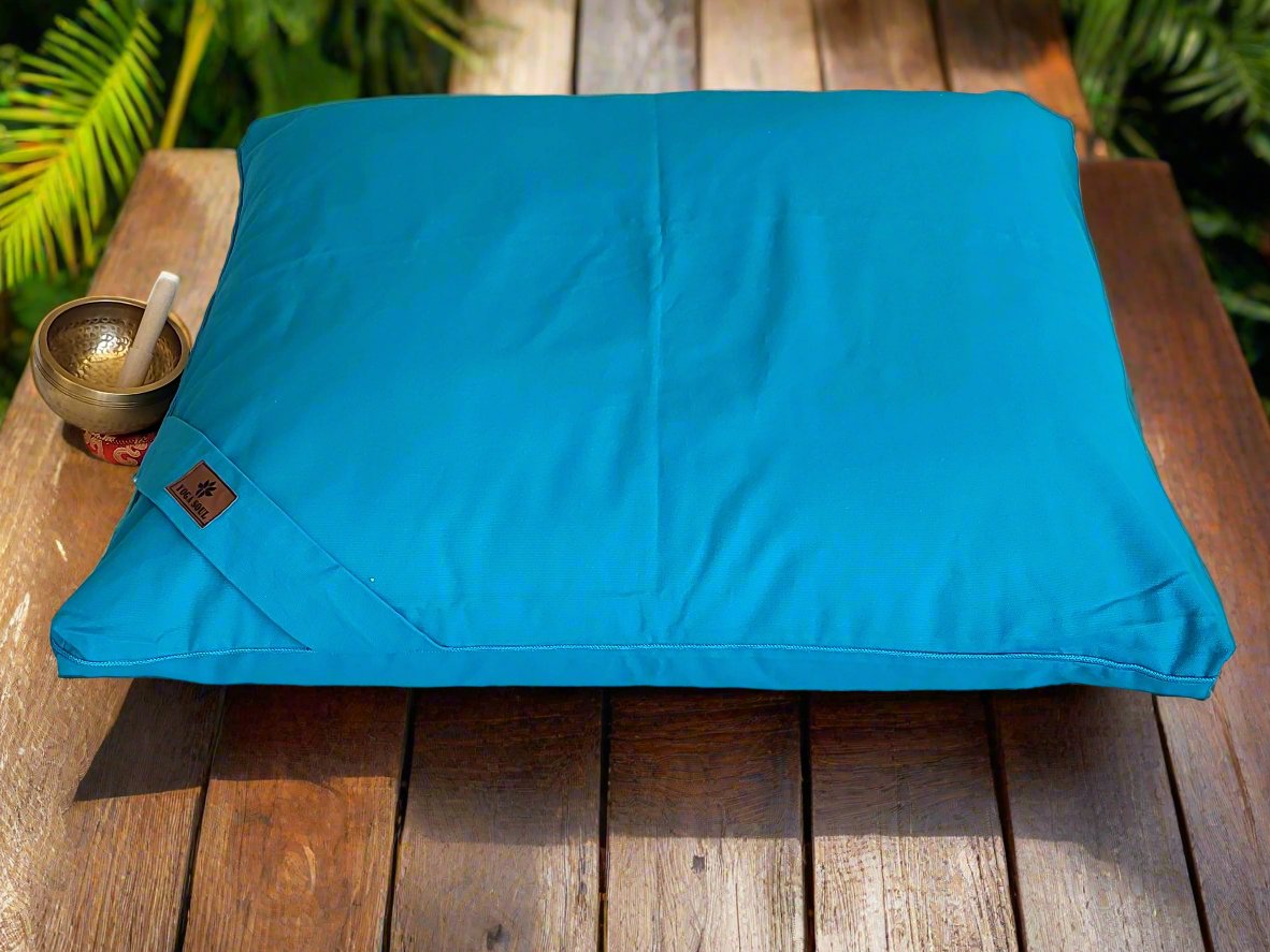 ZABUTON Meditation Cushion | Pure | River - Yoga Soul