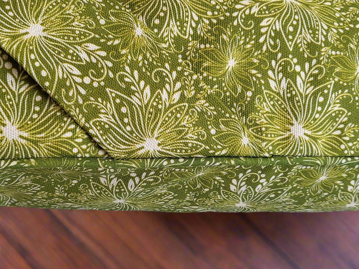 ZABUTON Meditation Cushion | Lotus | Olive Green - Yoga Soul