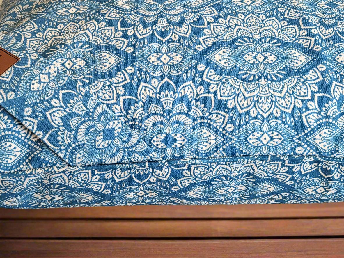 ZABUTON Meditation Cushion | Mandala | Indigo Blue - Yoga Soul