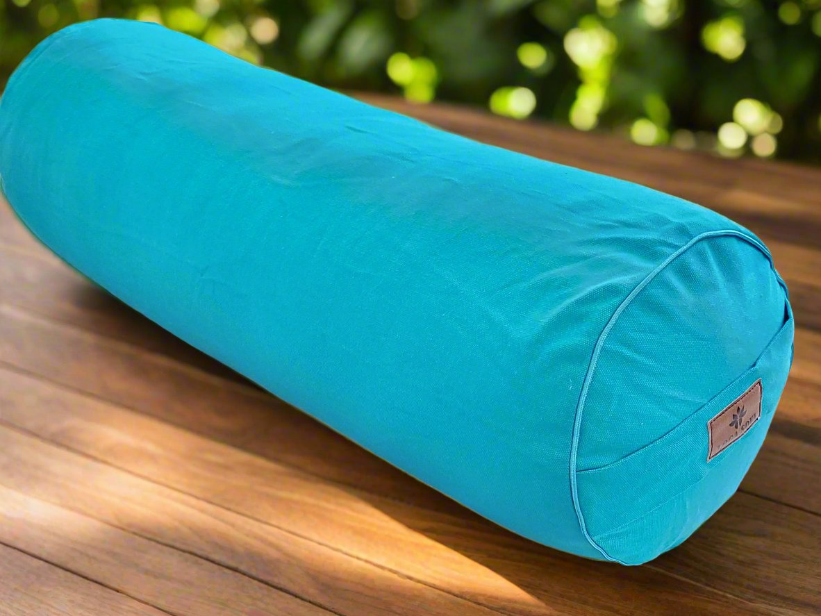 Round Yoga Bolster | Pure | River - Yoga Soul