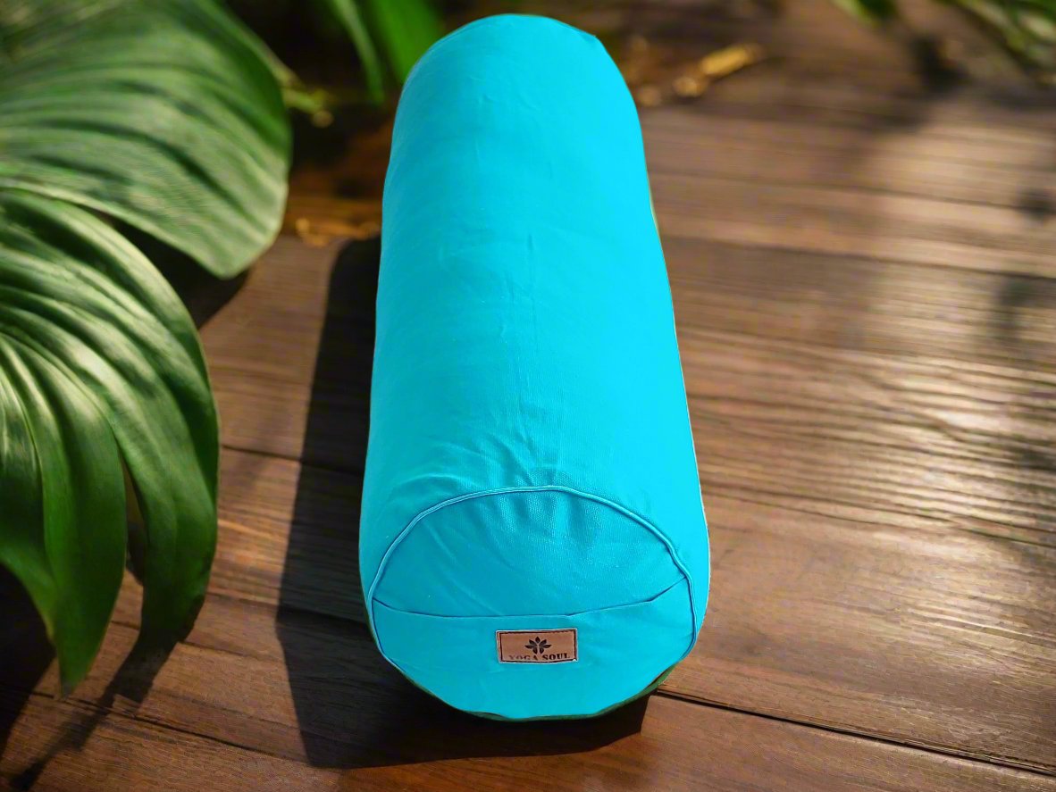 Round Yoga Bolster | Pure | River - Yoga Soul