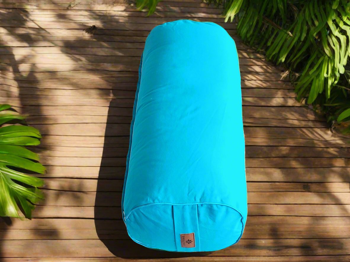 Oval Yoga Bolster | Pure | River - Yoga Soul