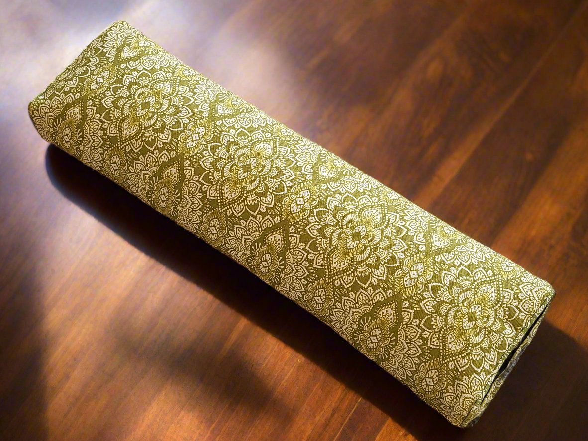 Pranayama Yoga Bolster | Mandala | Kiwi Fruit - Yoga Soul