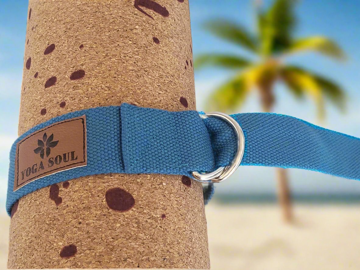 Yoga Mat Strap | Teal Blue - Yoga Soul