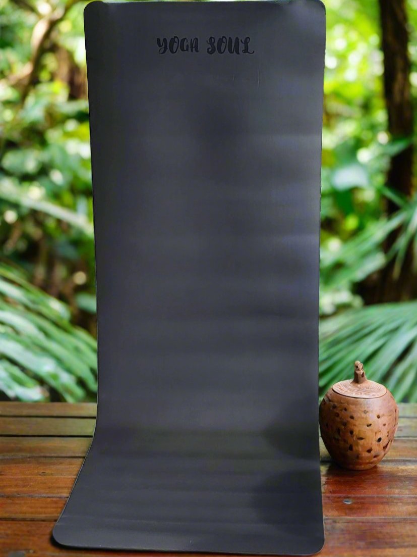 PowerPro Yoga Mat | Black | Yoga Soul - Yoga Soul