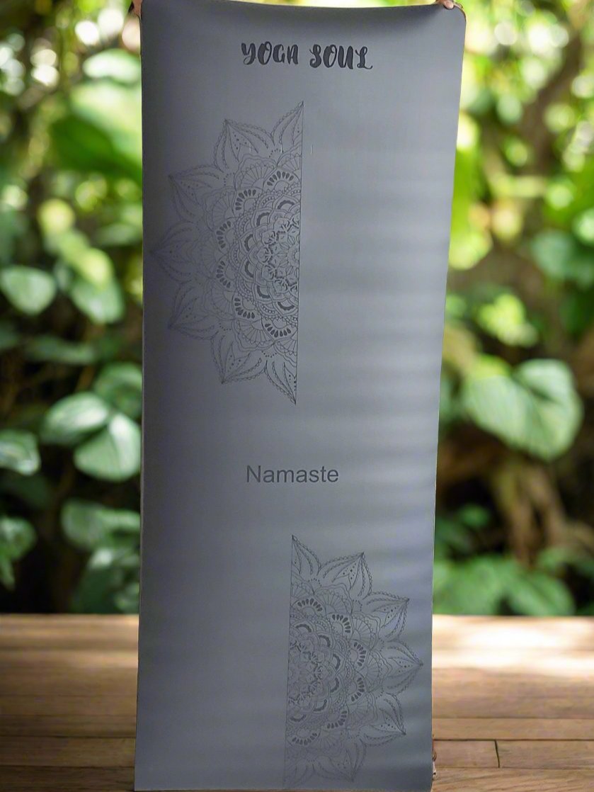 PowerPro Yoga Mat | Black | Mandala - Yoga Soul