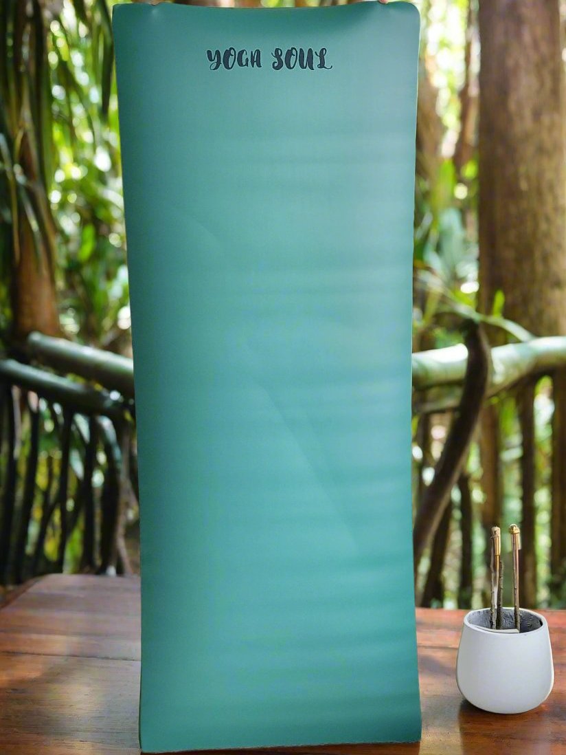 PowerPro Yoga Mat | Trekking Green | Yoga Soul - Yoga Soul