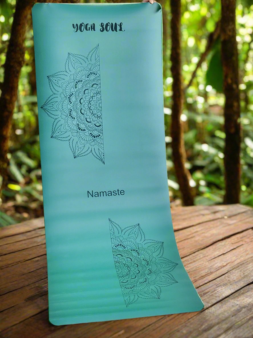 PowerPro Yoga Mat | Trekking Green | Mandala - Yoga Soul