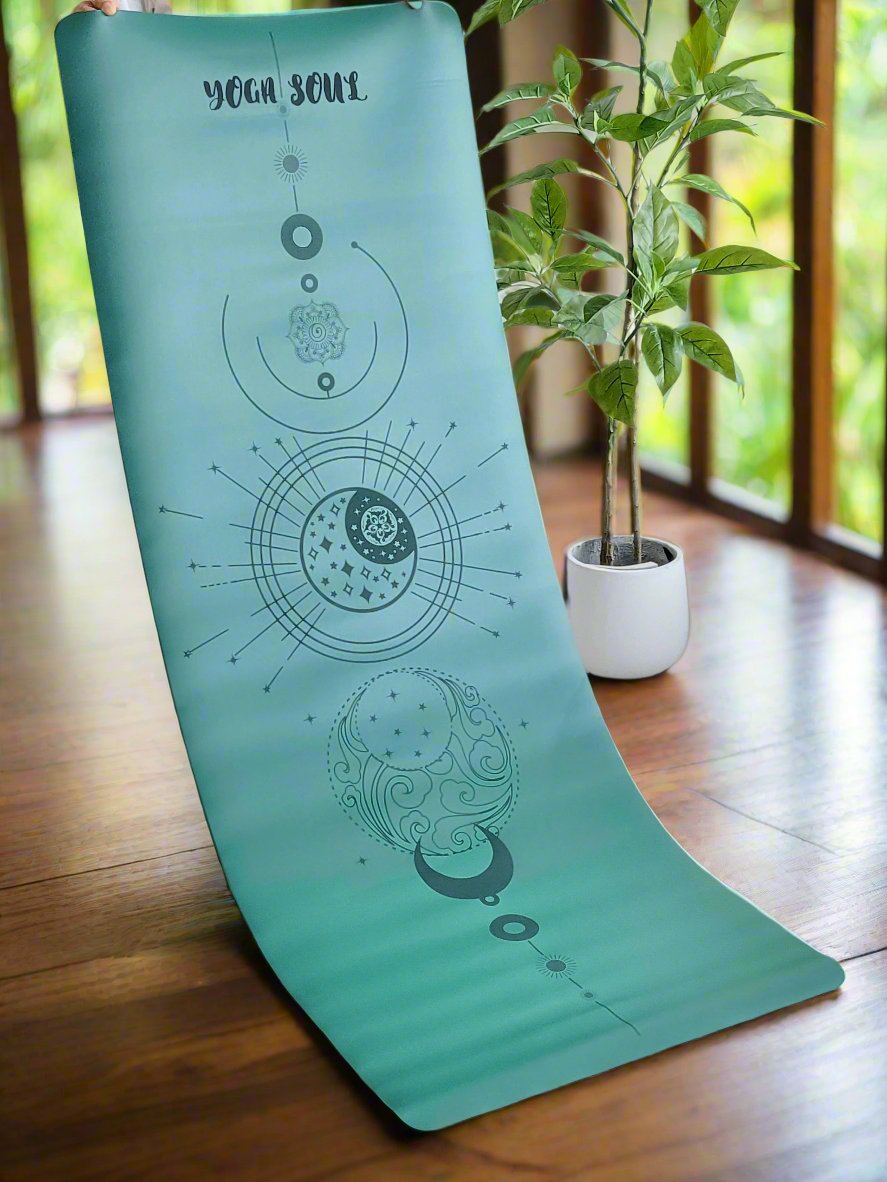 PowerPro Yoga Mat | Trekking Green | Luna - Yoga Soul