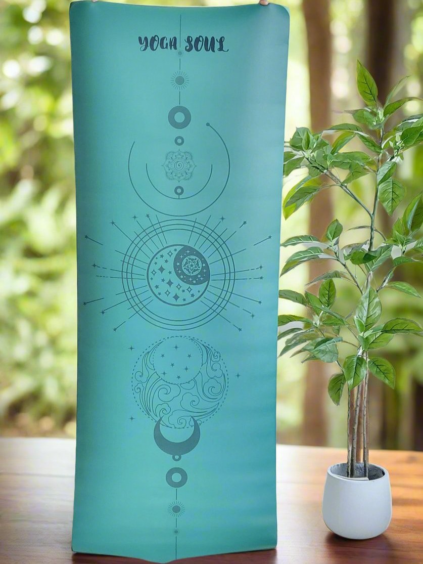 PowerPro Yoga Mat | Trekking Green | Luna - Yoga Soul