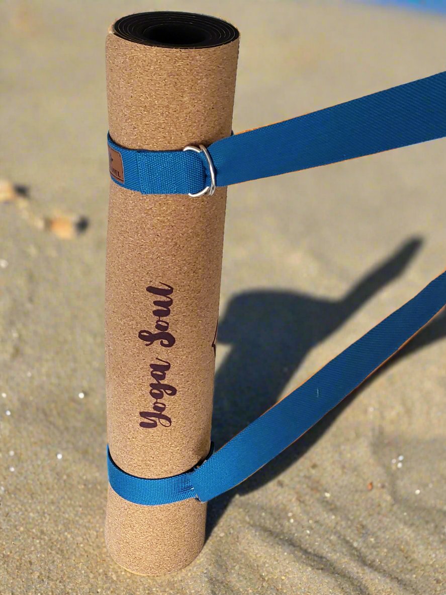 Yoga Mat Strap | Teal Blue - Yoga Soul