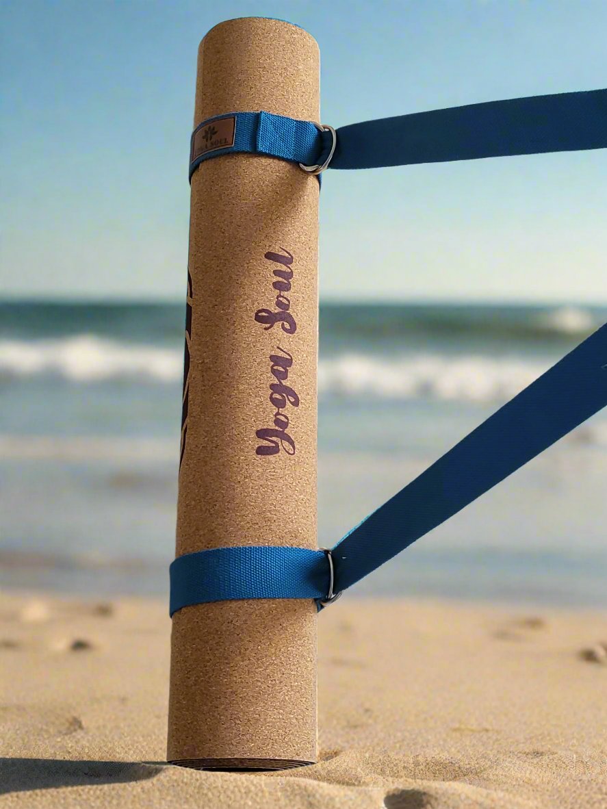 Yoga Mat Strap | Teal Blue - Yoga Soul