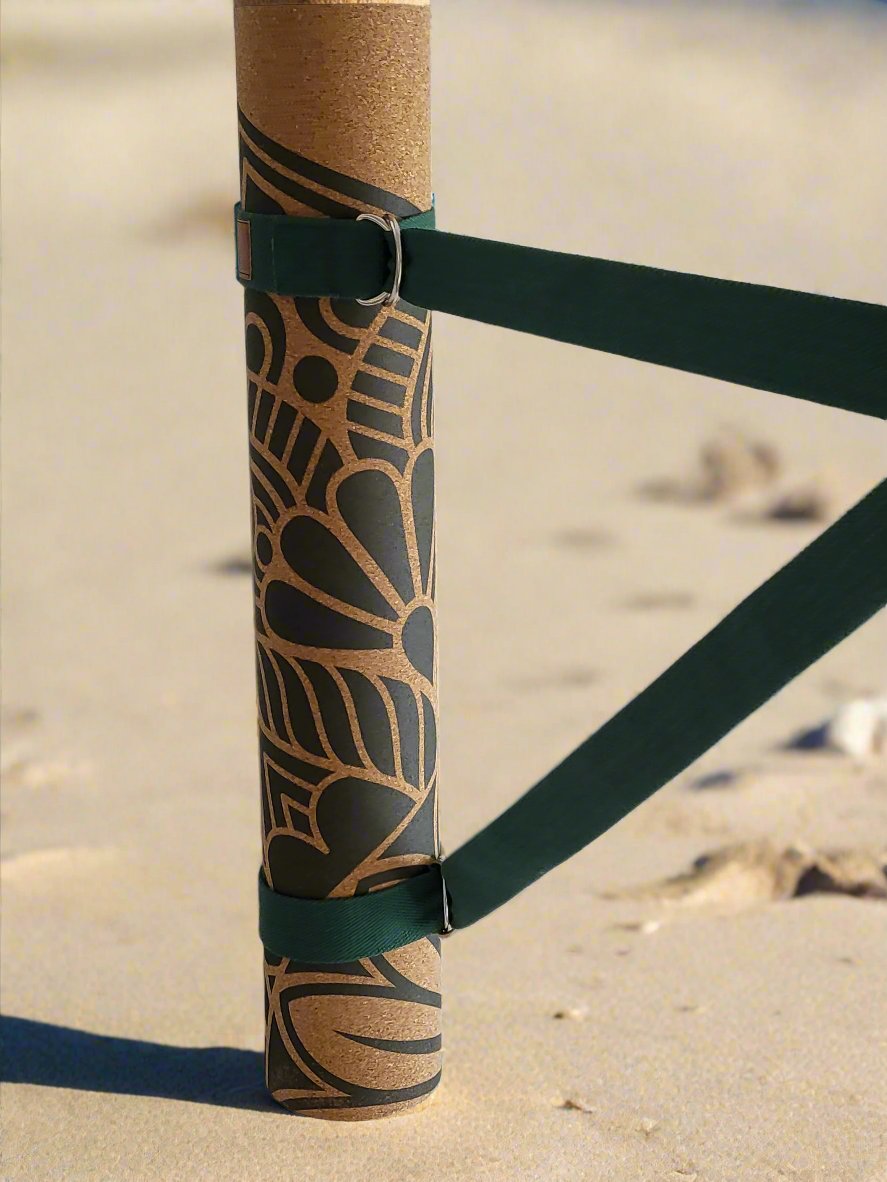 Yoga Mat Strap | Trekking Green - Yoga Soul