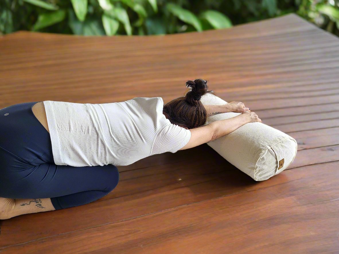 Oval Yoga Bolster | Pure | Purity - Yoga Soul