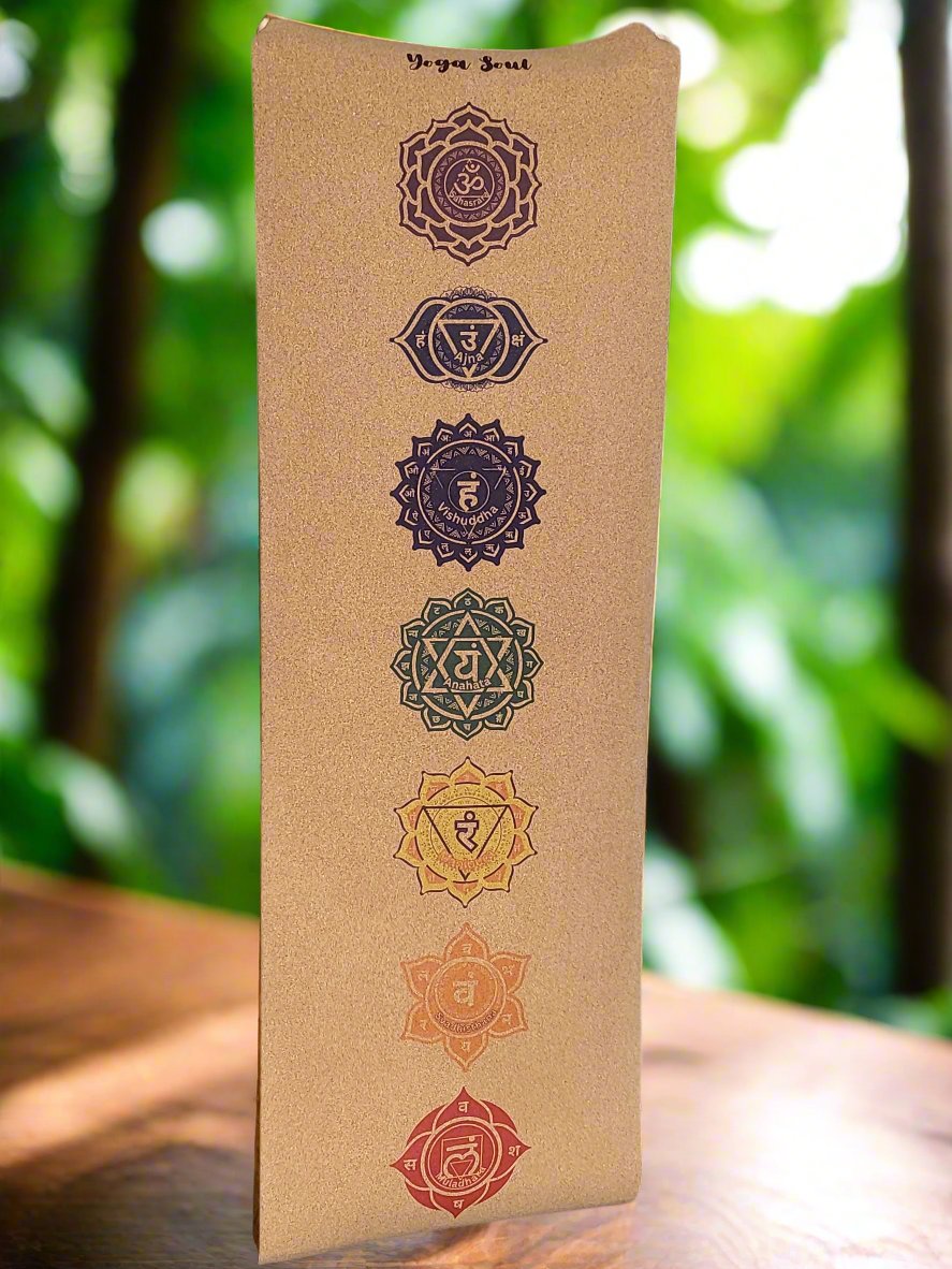 Cork Yoga Mat | Chakra - Yoga Soul