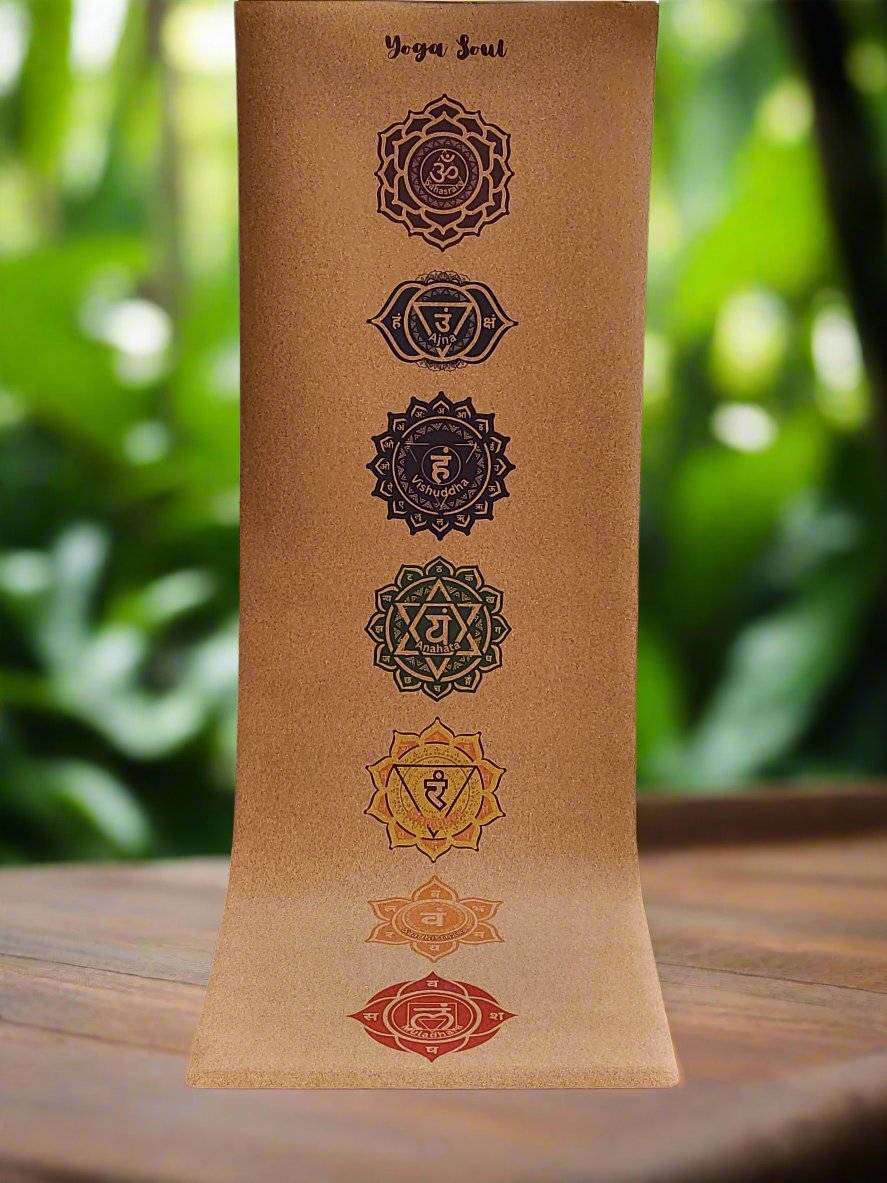 Cork Yoga Mat | Chakra - Yoga Soul