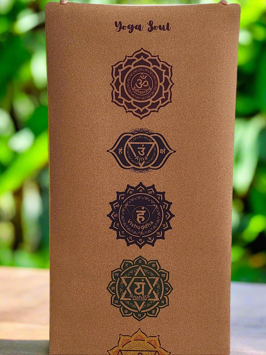 Cork Yoga Mat | Chakra - Yoga Soul