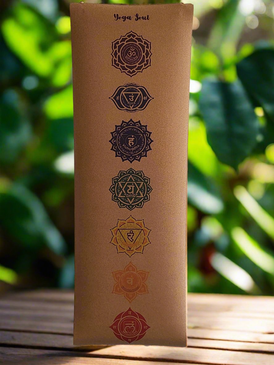 Cork Yoga Mat | Chakra - Yoga Soul