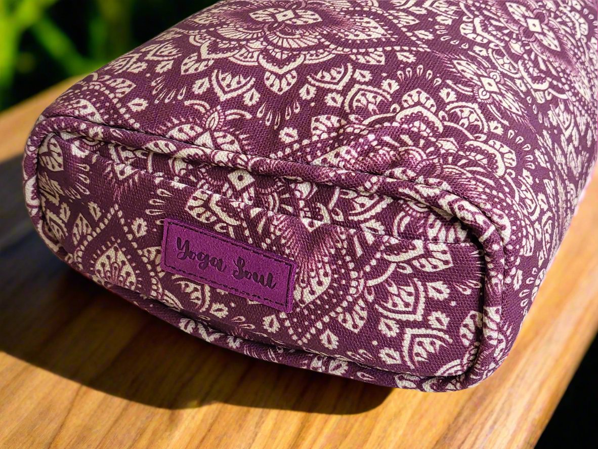 Pranayama Yoga Bolster | Mandala | Amethyst - Yoga Soul