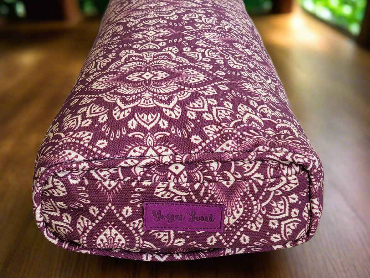 Pranayama Yoga Bolster | Mandala | Amethyst - Yoga Soul