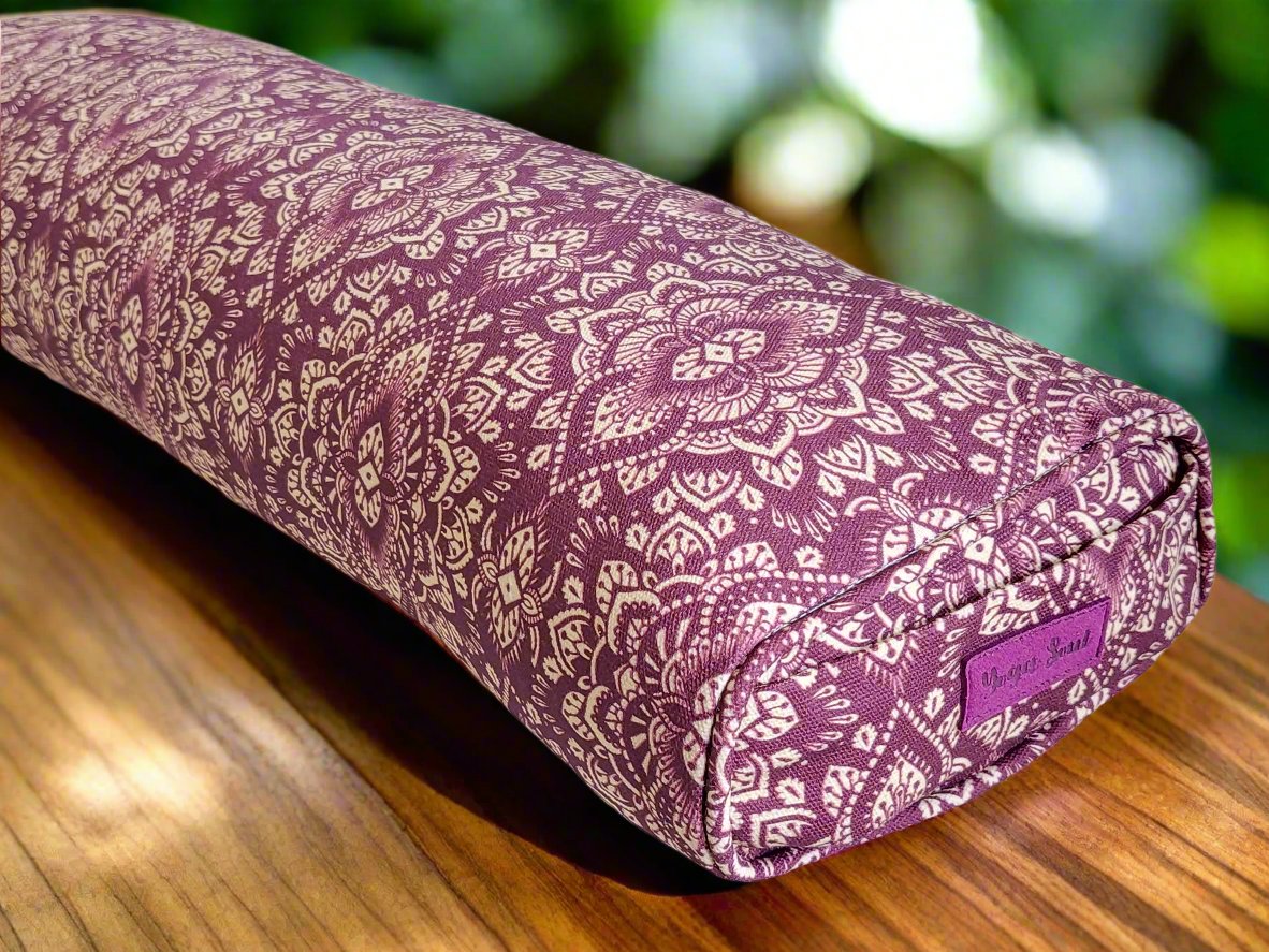 Pranayama Yoga Bolster | Mandala | Amethyst - Yoga Soul