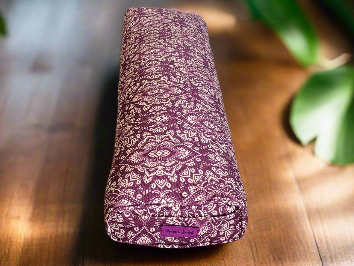 Pranayama Yoga Bolster | Mandala | Amethyst - Yoga Soul