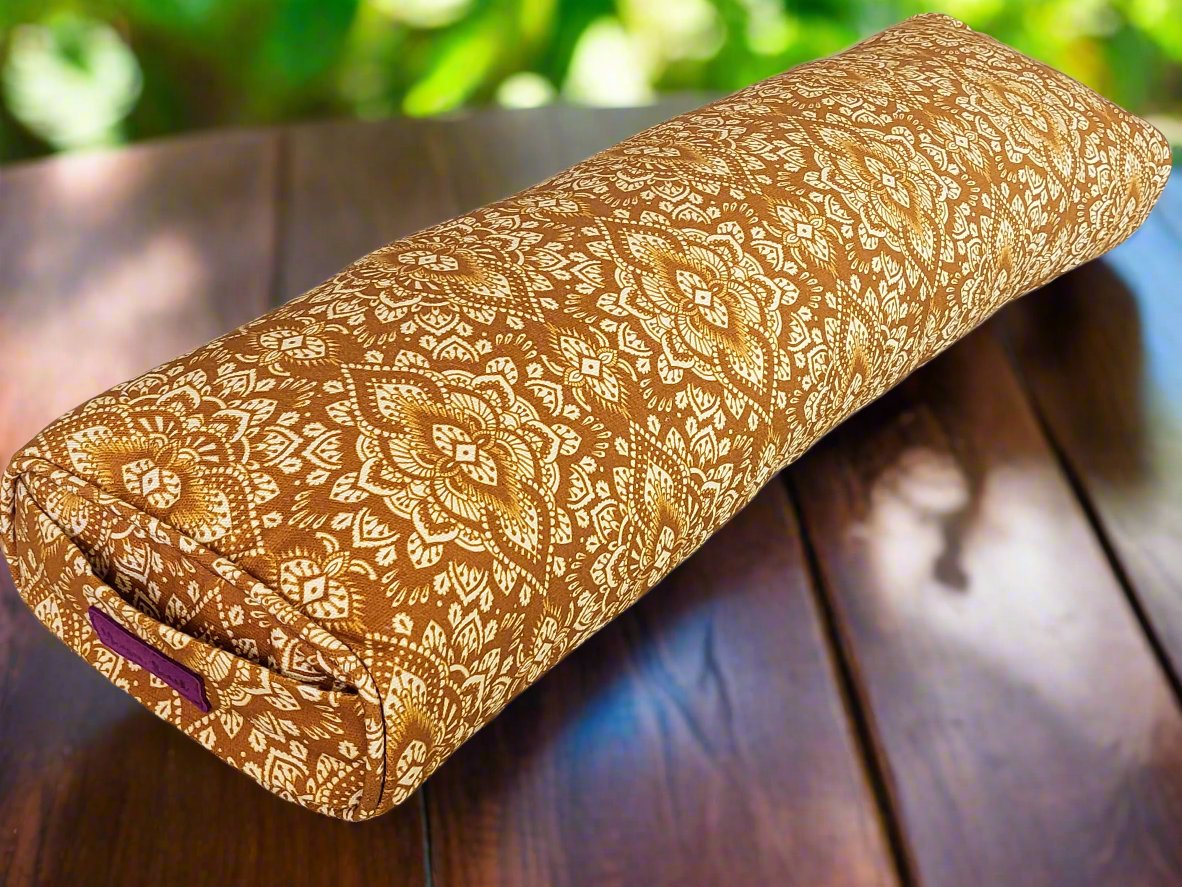 Pranayama Yoga Bolster | Mandala | Earth - Yoga Soul