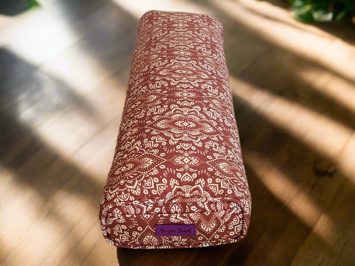 Pranayama Yoga Bolster | Mandala | Rust