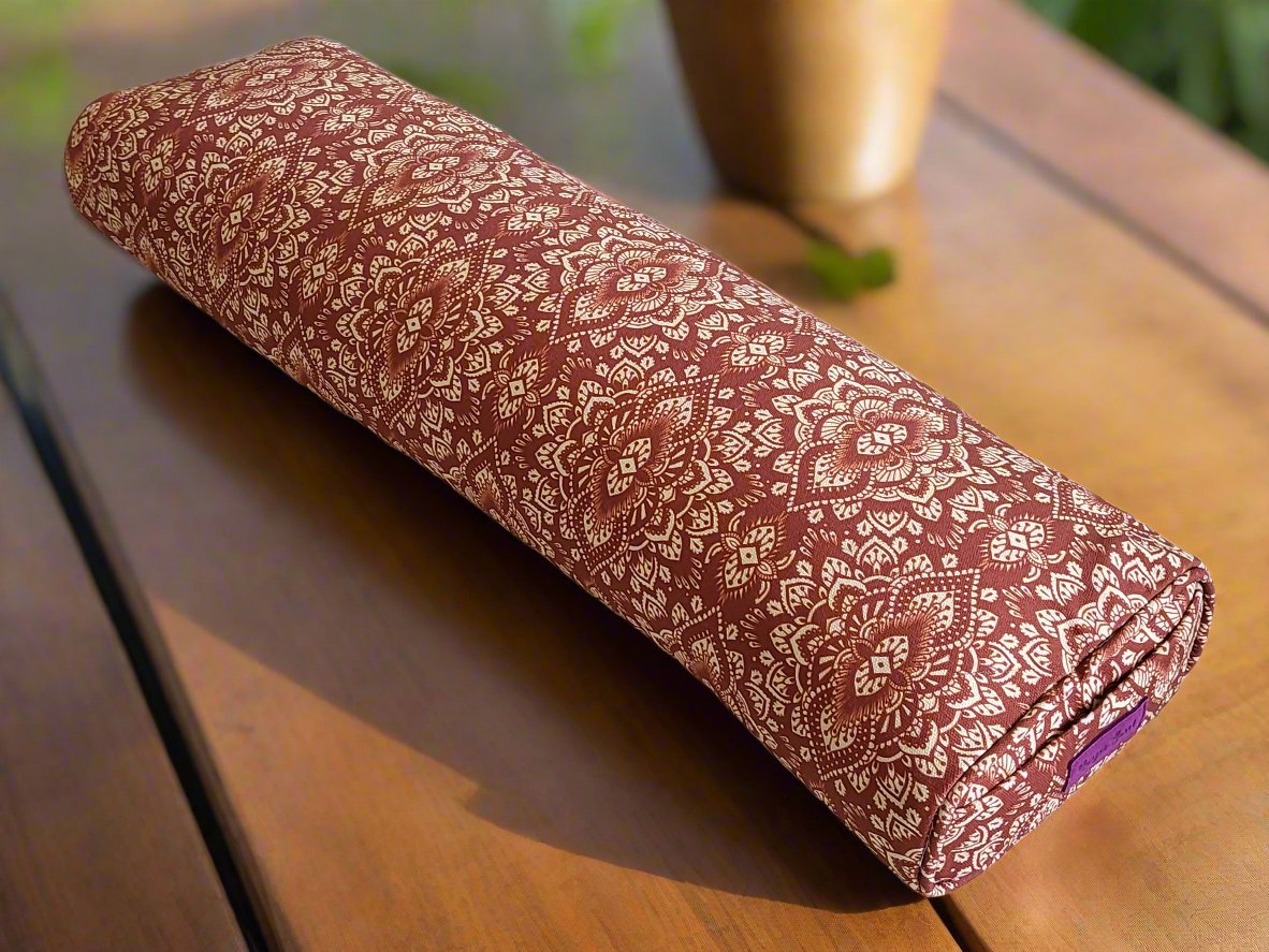 Pranayama Yoga Bolster | Mandala | Rust