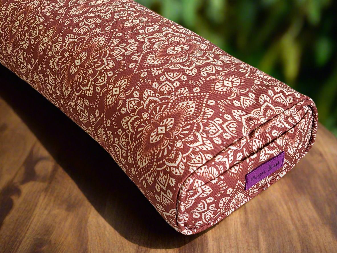 Pranayama Yoga Bolster | Mandala | Rust