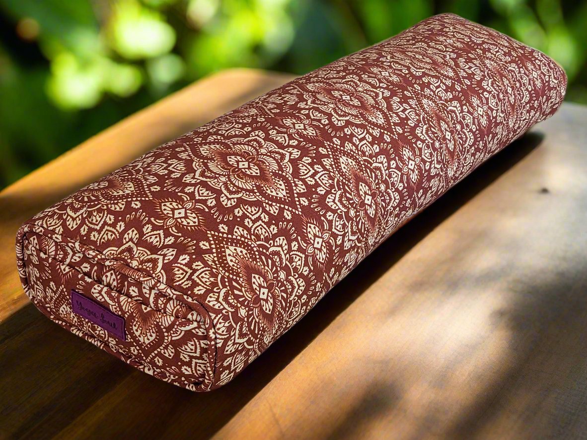 Pranayama Yoga Bolster | Mandala | Rust