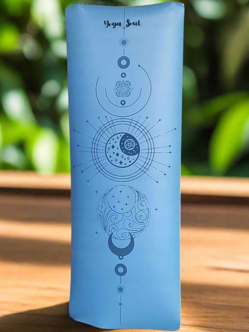 PowerPro Yoga Mat | Ocean Blue | Luna - Yoga Soul