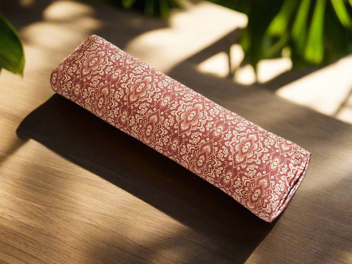 Pranayama Yoga Bolster | Mandala | Rust