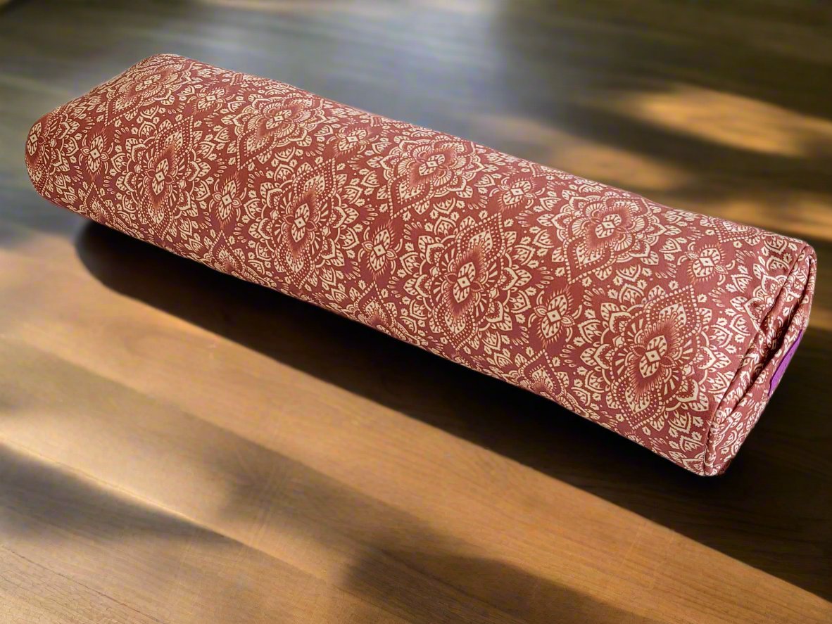 Pranayama Yoga Bolster | Mandala | Rust