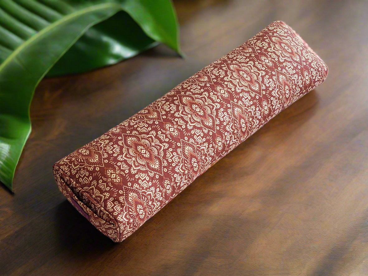 Pranayama Yoga Bolster | Mandala | Rust