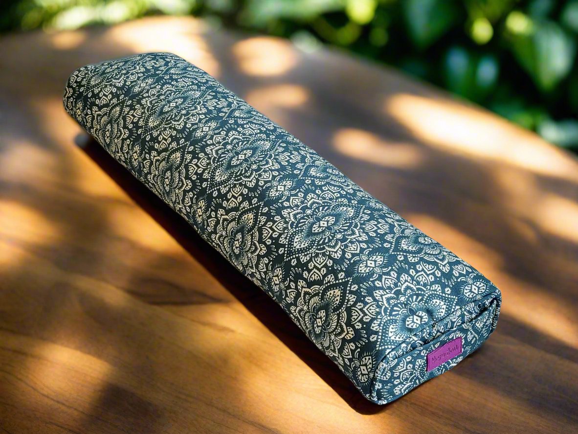 Pranayama Yoga Bolster | Mandala | Trekking Green