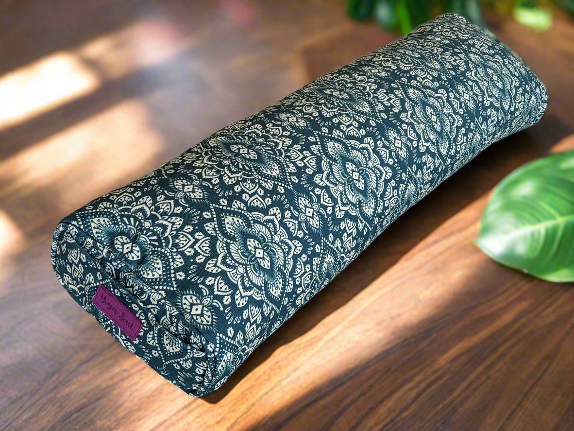 Pranayama Yoga Bolster | Mandala | Trekking Green