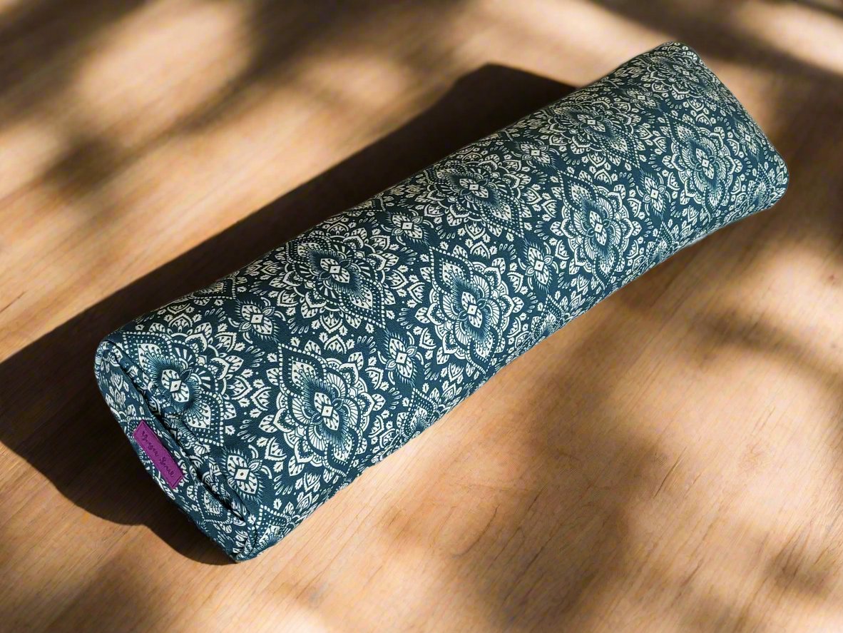 Pranayama Yoga Bolster | Mandala | Trekking Green