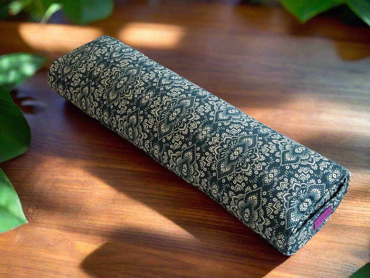 Pranayama Yoga Bolster | Mandala | Trekking Green