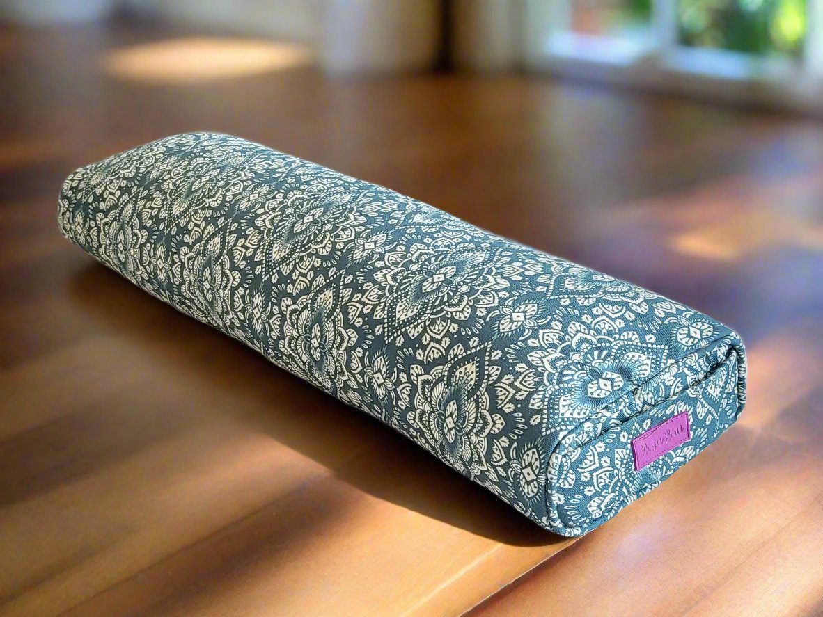 Pranayama Yoga Bolster | Mandala | Trekking Green