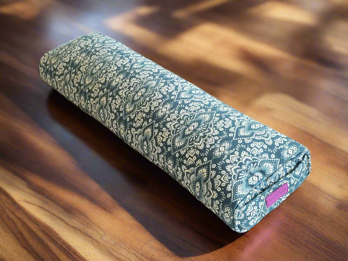 Pranayama Yoga Bolster | Mandala | Trekking Green