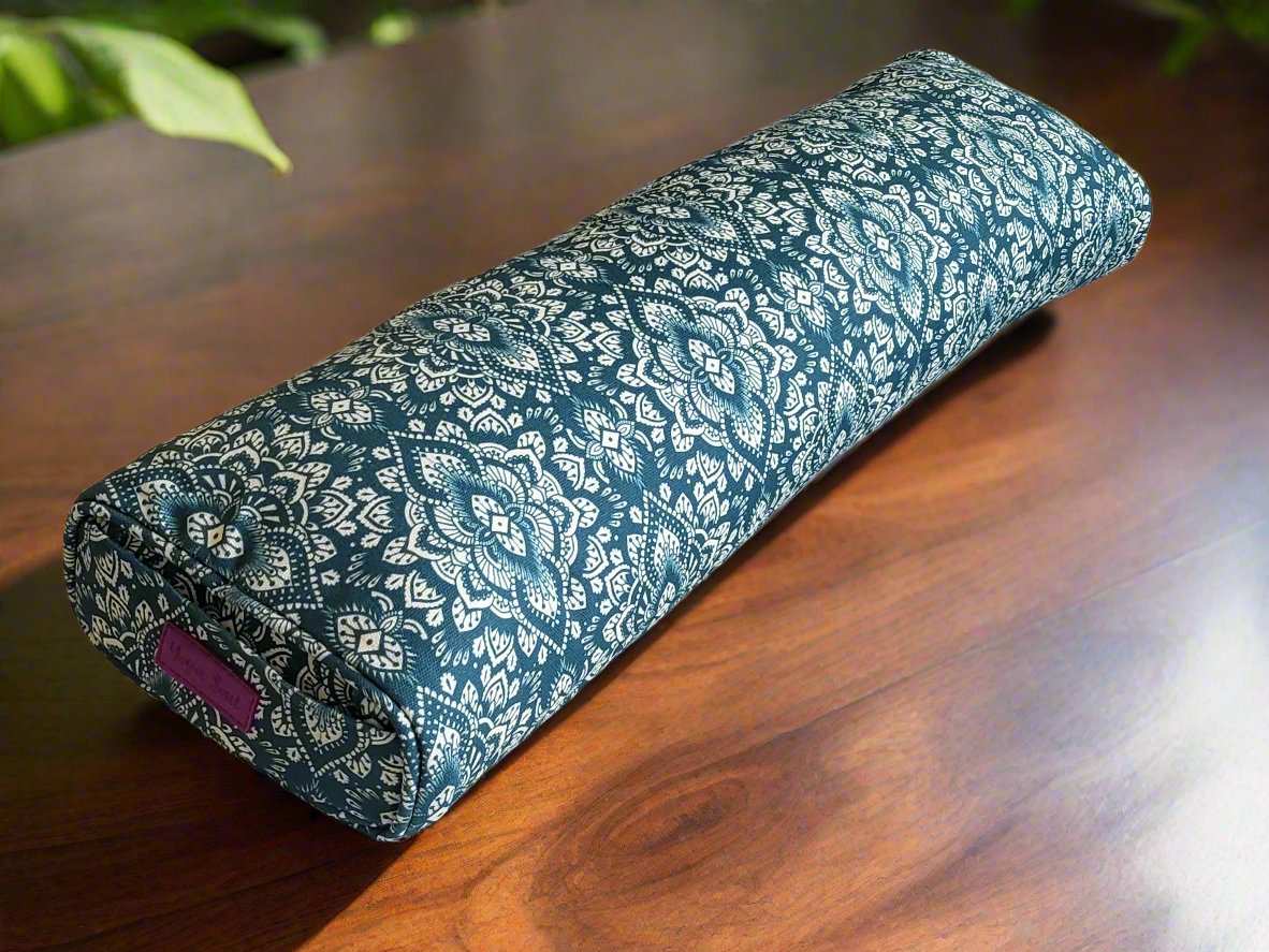 Pranayama Yoga Bolster | Mandala | Trekking Green