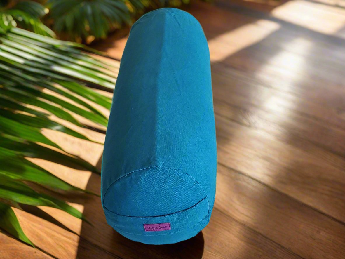 Round Yoga Bolster | Pure | Teal