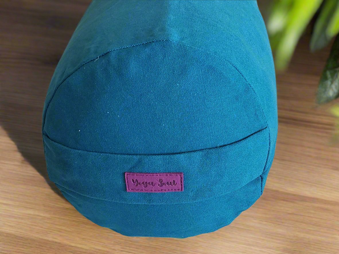 Round Yoga Bolster | Pure | Teal