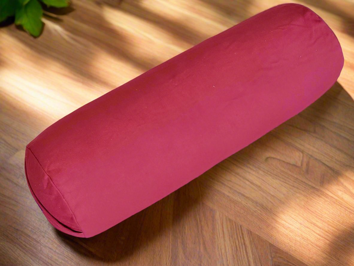 Round Yoga Bolster | Pure | Plum