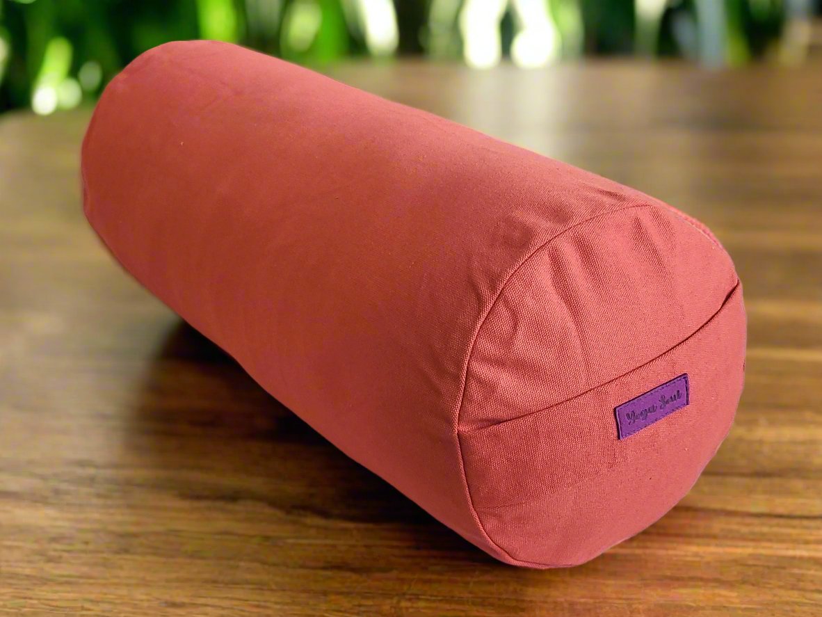 Round Yoga Bolster | Pure | Rust