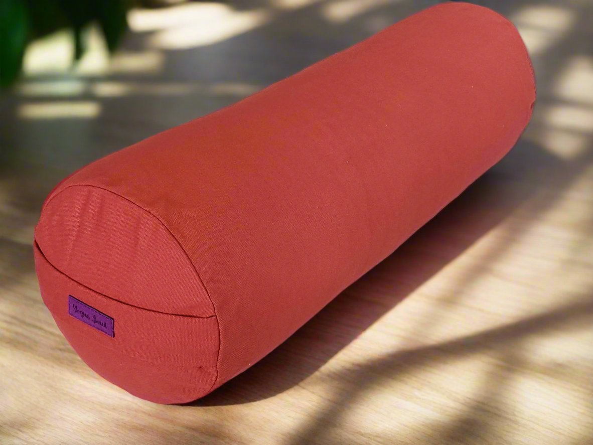 Round Yoga Bolster | Pure | Rust