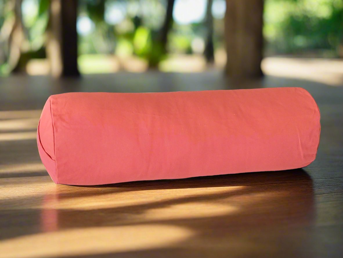 Round Yoga Bolster | Pure | Rust