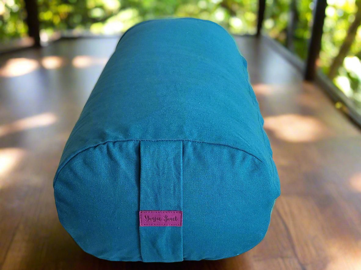 Oval Yoga Bolster | Pure | Teal - Yoga Soul